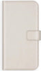 Selencia Hoesje Geschikt voor iPhone 11 Pro Hoesje Met Pasjeshouder - Selencia Echt Lederen Bookcase - Lichtgrijs