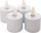 Anna’s Collection - LED-theelichten - Afstandsbediening - Wit Ø 3,8 cm H 5 cm (set van 4)