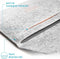 imoshion Vilten Soft Laptop Sleeve - Laptop Hoes geschikt voor 13 / 13.3 / 13.6 / 14 / 14.2 inch - Grijs