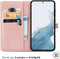 iMoshion Hoesje Geschikt voor Samsung Galaxy S23 Hoesje Met Pasjeshouder - iMoshion Mandala Bookcase - Rosé Goud