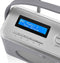 Swan Draagbare Retro Radio DAB+ - Grijs - met Bluetooth