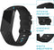 imoshion Siliconen bandje - Geschikt voor Fitbit Charge 4, Charge 3 - Zwart - One Size