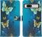 iMoshion Hoesje Geschikt voor Google Pixel 7a Hoesje Met Pasjeshouder - iMoshion Design Softcase Bookcase - Blauw / Blue Butterfly
