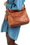 Burkely Just Jackie - Schoudertas Leer - Middenformaat - Cognac