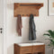 vidaXL - Wandkapstok - SANDNES - 87x30x42 - cm - massief - grenenhout