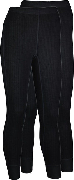 Avento Thermobroek Dames - Thermolegging - Comfortabel - Zwart (2-pack)