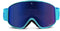 SINNER Sin Valley S - Skibril - Verwisselbare lenzen - Mat blauw