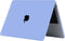 Lunso Geschikt voor MacBook Air 13 inch (2022-2025) cover hoes - case - Candy Tranquility Blue