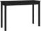 vidaXL - Wandtafel - 110x40x75 - cm - massief - grenenhout - zwart