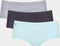 sloggi Basic+ Midi C3P - Dames Onderbroek - 3-pack - Grijs/Paars/Blauw