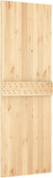 vidaXL - Schuifdeur - met - beslag - 70x210 - cm - massief - grenenhout