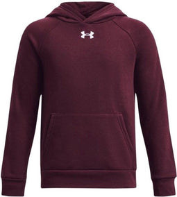 Under Armour Ua Rival Fleece Hoodie - Sweatshirt - Capuchon - Bordeaux (Maat 122/128)