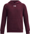 Under Armour Ua Rival Fleece Hoodie - Sweatshirt - Capuchon - Bordeaux (Maat 122/128)