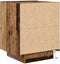 vidaXL - Bedside - Cabinets - met - LED - Lichten - 2 - stuks - Oude - Hout - 45x40x55 - cm