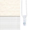 vidaXL - Zebra - rolgordijn - 150x100 - cm - stofbreedte - 145,9 - cm - marmerbeige