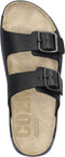 Ecco 2nd Cozmo - Heren slipper - Klittenbandsluiting - Zwart - Maat 45