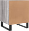 vidaXL - Nachtkastje - 40x40x50 - cm - bewerkt - hout - grijs - sonoma - eikenkleurig