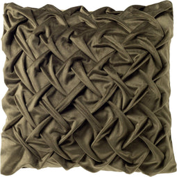 Dutch Decor MIRA - Kussenhoes 45x45 cm - Mayfly - groen - met rits - zonder binnenkussen