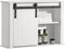 SoBuy BZR71-W - Wandkast - Schuifdeur met interne plank - Wit