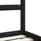 vidaXL - Kinderbedframe - 90x200 - cm - massief - grenenhout - zwart