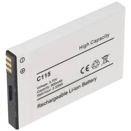 AccuCell batterij Motorola C115 C116 C155 Tchibo 202 - Replica batterij - Oververhittingsbescherming