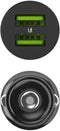 Green Cell PowerRide Nano - Auto Oplader 36W - 2x USB type-A - Ultra Charge - Zwart