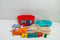 Hape - Quadrilla Stack Track Bucket Set - 90 onderdelen - inclusief spiraalrechter