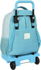 Schoolrugzak met Wielen BlackFit8 Keep Growing Licht Blauw (33 x 45 x 22 cm)
