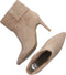 PS Poelman HAILEY - Enkellaarsjes - Suède - 9 cm naaldhak - Taupe
