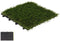 Pro Garden Tuintegel/terrastegels - 6x stuks - groen - kunstgras - 30 x 30 cm - vlonder vloertegels - klikbaar