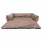 District 70 NUZZLE - Zachte Hondenmand Voor Op De Bank - Large 85 x 75 cm - Taupe