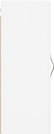 vidaXL - Wandkast - 34,5x34x90 - cm - bewerkt - hout - wit