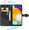 iMoshion Hoesje Geschikt voor Samsung Galaxy A13 (5G) / A04s Hoesje Met Pasjeshouder - iMoshion Mandala Bookcase - Zwart