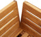vidaXL - Hoekbank - 1 - st - met - kussens - sectioneel - massief - acaciahout