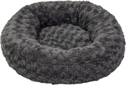 Jack and Vanilla JV Softy Hondenmand rond - 45cm - Rozet Grijs