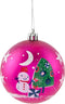 Kerstbal Peppa Pig Cosy corner Fuchsia 6 Stuks Plastic (Ø 8 cm)