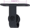 vidaXL - Ophangset - voor - minischuifdeur - 183 - cm - koolstofstaal - wit