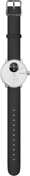 Withings Scanwatch HWA09 - Hybrid Smartwatch - Hartritme Oximeter - Wit (Zwart)
