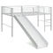 Coast Hoogslaper - Bedframe met Glijbaan en Ladder - Valbeveiliging - Wit - 198 x 96 x 109 cm