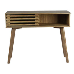 Versa Tatra - Zijtafel - 2 lades - Bruin - 35 X 81 X 100 CM