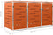 vidaXL - Containerberging - driedubbel - 207x77,5x112,5 - cm - roestvrij - staal