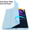 Dux Ducis - Tablet hoes geschikt voor Samsung Galaxy Tab S8 - Toby Series - Tri-Fold Book Case - Blauw