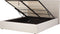 LORIENT - Bed met opbergruimte - Beige - 160 x 200 cm - Polyester
