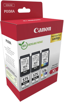 Canon 5437C004 - Inkjet Cartridge - Value pack XL - Zwart Cyaan Magenta Geel (3 stuks)