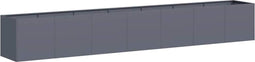 vidaXL - Plantenbak - 280x40x40 - cm - koudgewalst - staal - antracietkleurig