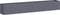 vidaXL - Plantenbak - 280x40x40 - cm - koudgewalst - staal - antracietkleurig