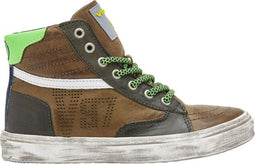 VINGINO GUUS MID - Casual sneaker - Nubuck leder - Groen - Maat 38