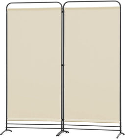 Angel Living Kamerscherm 2 Panelen - 162 x 180 cm - Inklapbaar - Beige (2 panelen)