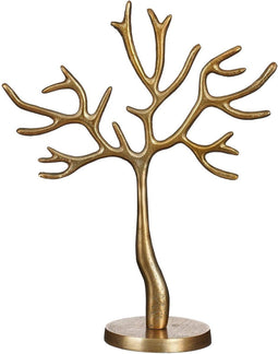 Mica Decorations Decoratief Object Boom - 31.5x12x39 cm - Aluminium - Goud