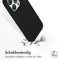 Accezz Liquid Silicone Backcover - MagSafe - Schokabsorberend - Zwart (iPhone 15 Pro)
